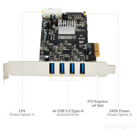 USB 3.0 PCIe StarTech PEXUSB3S44V