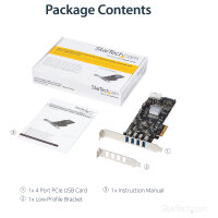 USB 3.0 PCIe StarTech PEXUSB3S44V