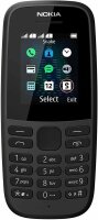 Nokia 105 Dual-SIM Mobiltelefon (2019) schwarz entsperrt
