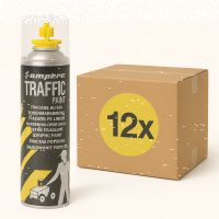 12er Pack AMPERE TRAFFIC PAINT® Bodenmarkierspray...