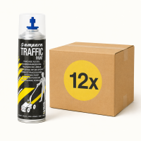 12er Pack AMPERE TRAFFIC PAINT® Bodenmarkierspray...