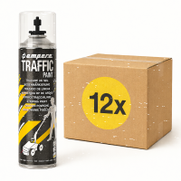 12er Pack AMPERE TRAFFIC PAINT® Bodenmarkierspray...