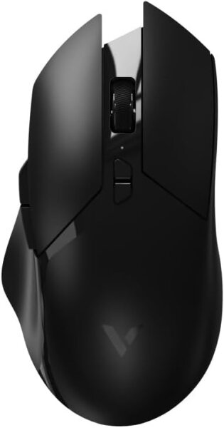 Rapoo V30PRO kabellose 2,4 GHz High-Performance Gaming-Maus mit 26000 DPI optischem Sensor, 50 G Beschleunigung, 650 IPS, bis zu 160h Akkulaufzeit, PC/Mac - Schwarz