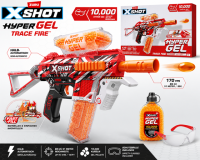 ZURU X-Shot Hyper Blaster Trace Fire mit 10.000 Kugeln
