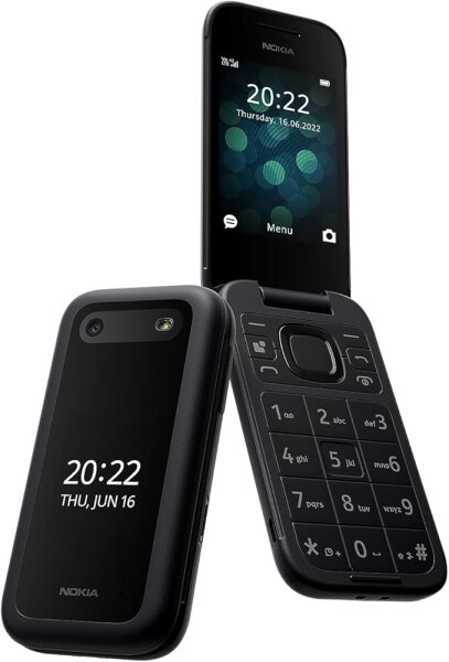 Nokia 2660 Flip-Funktionstelefon mit 7,1 cm (2,8 Zoll) Display, 4G-Konnektivität, Hörgerätekompatibilität