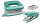 LEITZ Locher und Heftgeräte Set NeXXt WOW 5561 eisblau